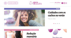 Desktop Screenshot of alemdabeleza.com.br