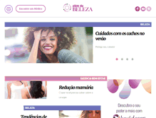 Tablet Screenshot of alemdabeleza.com.br